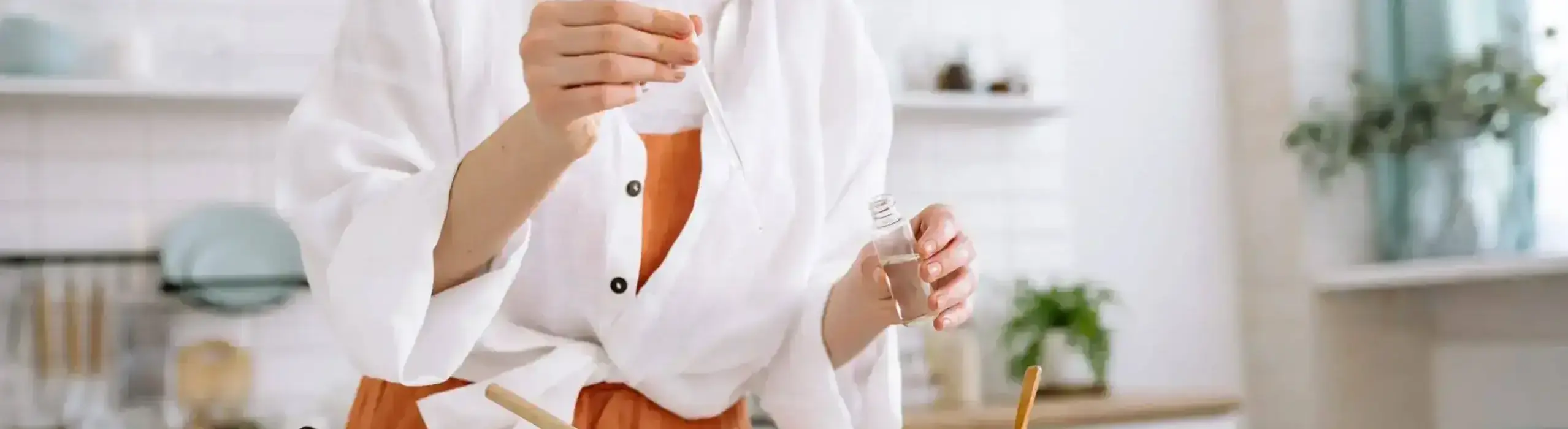 Image of a Woman Testing Ingredients (Credit Yan Krukau)