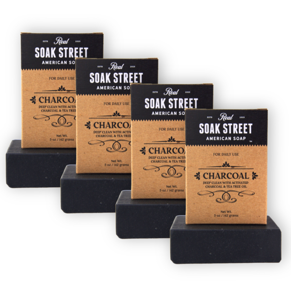 Scented Charcoal Deep Cleansing Soap Bundle