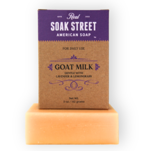 Soothing Lavender & Lemongrass Goat Milk Soap Bar