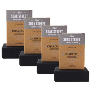 Unscented Deep Cleansing Charcoal Soap Bundle