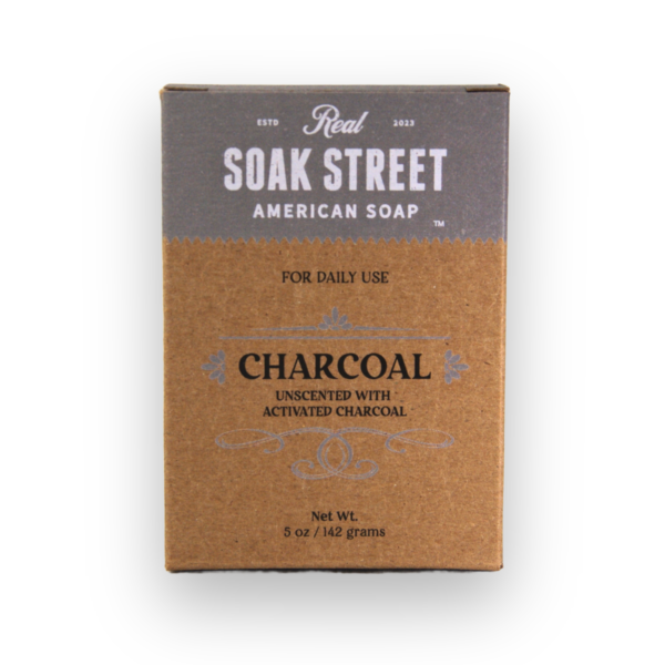 Unscented, Deep Cleansing Natural Charcoal Soap Bar - Image 6