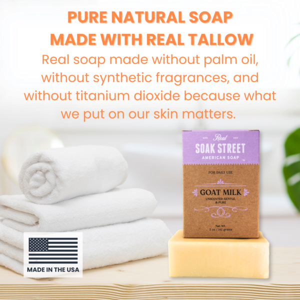 Unscented Goat Milk Gentle Soap Bar Bundle - Image 3