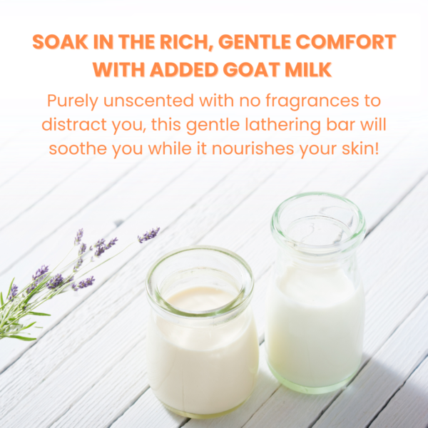 Unscented Goat Milk Gentle Soap Bar Bundle - Image 4