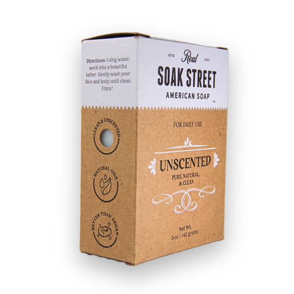Original Pure Unscented Natural Soap Bar - 5oz - Image 7