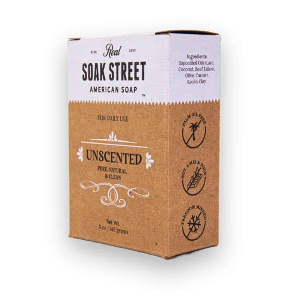 Original Pure Unscented Natural Soap Bar - 5oz - Image 8