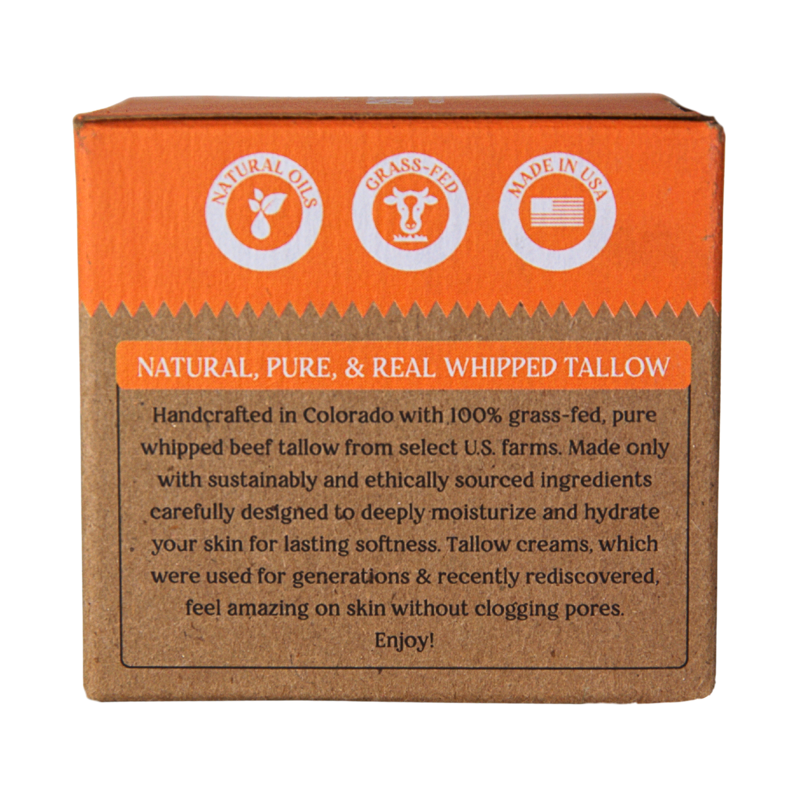 Premium Whipped Tallow Body & Face Cream - Vanilla Citrus (2 FL OZ) - Image 6