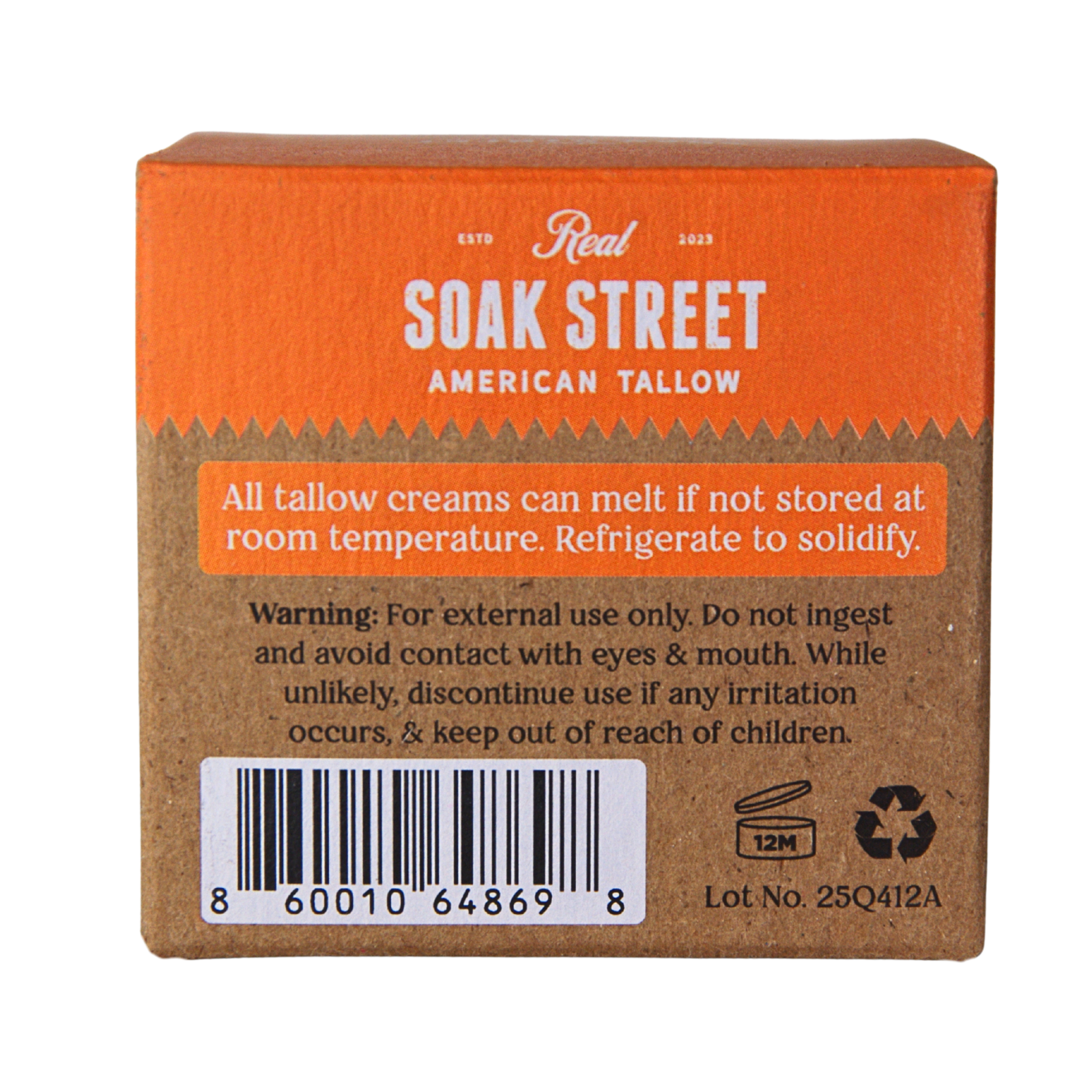 Premium Whipped Tallow Body & Face Cream - Vanilla Citrus (2 FL OZ) - Image 7