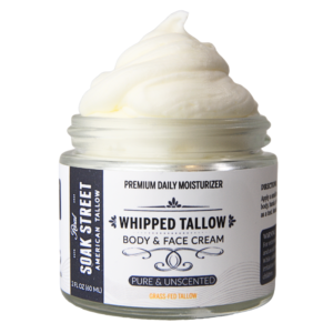 Premium Whipped Tallow Body & Face Cream - Unscented (2 FL OZ)