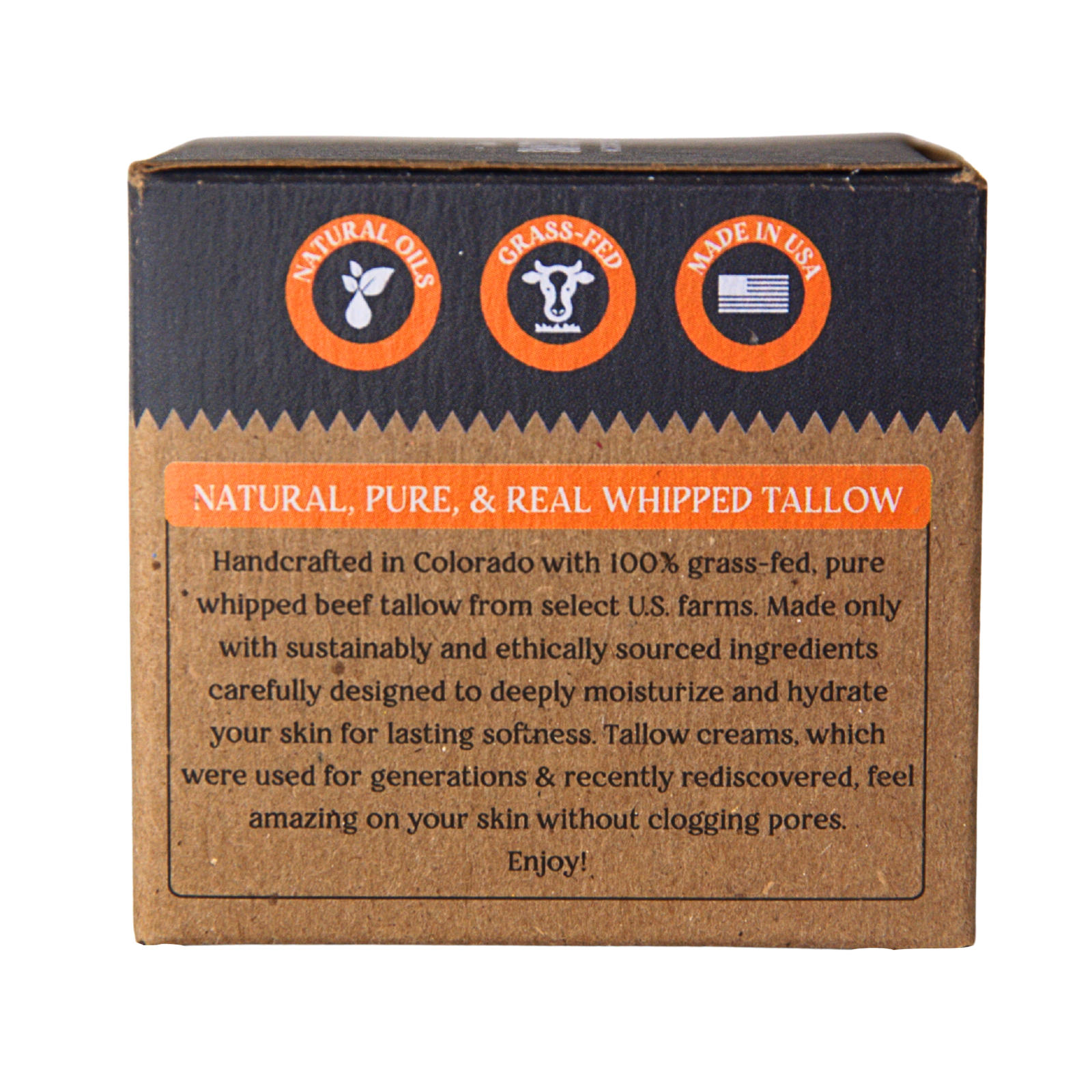 Premium Whipped Tallow Body & Face Cream - Unscented (2 FL OZ) - Image 6