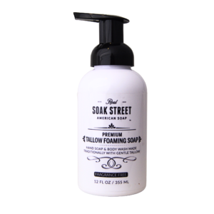 Premium Tallow Foaming Soap - Fragrance Free - 12oz