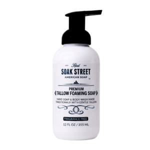 Premium Tallow Foaming Soap - Fragrance Free - 12oz