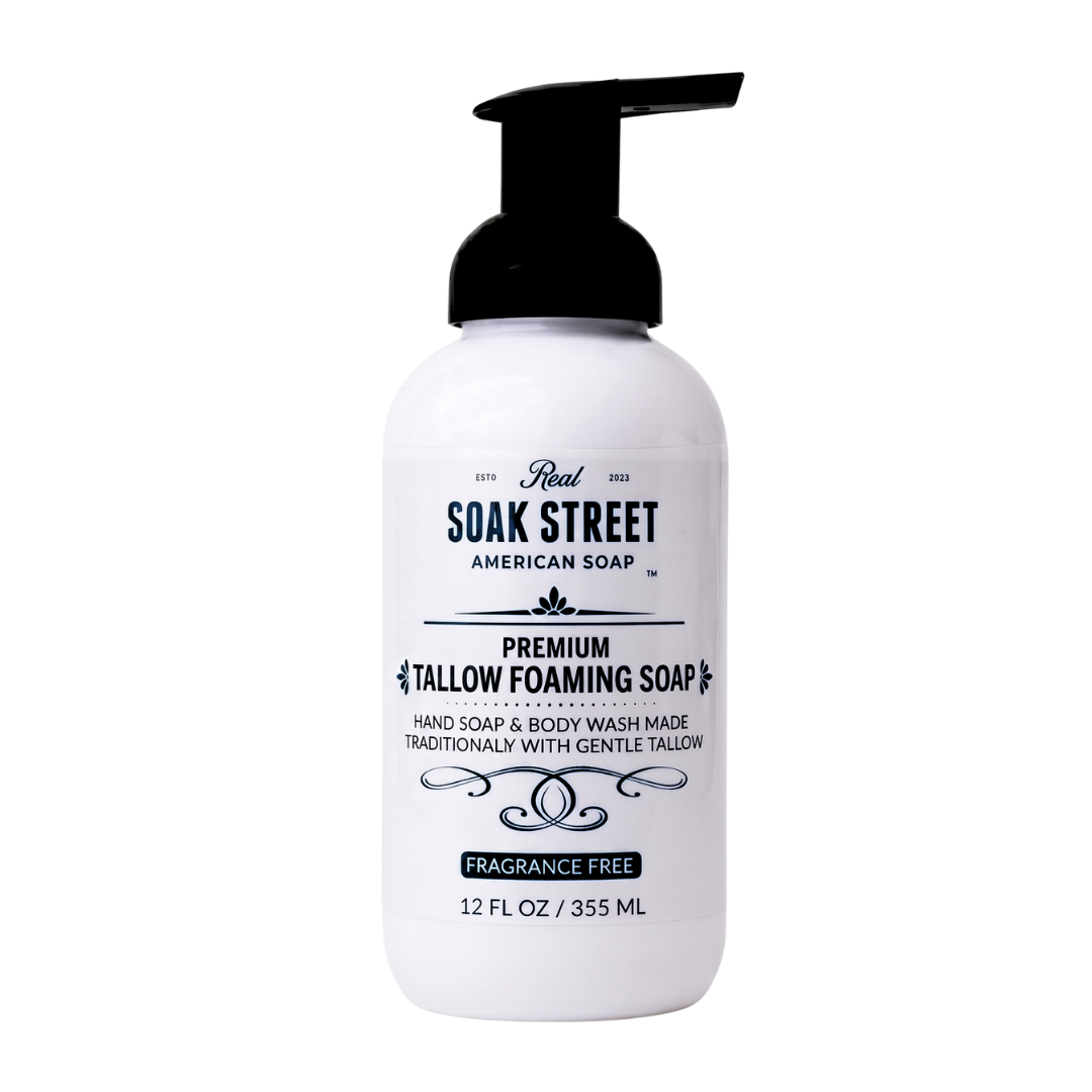 Premium Tallow Foaming Soap - Fragrance Free - 12oz