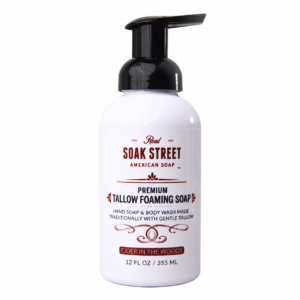 Premium Tallow Foaming Hand Soap & Body Wash – Cider in the Woods (12 oz)